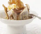 Nusstörtchen mit Birne