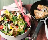 Nizza Salat mit Thunfischfilet