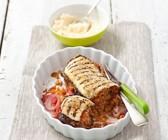 Auberginen-Bulgur-Lasagne