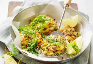 Zucchini-Kartoffel-Puffer