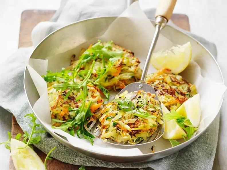 Zucchini-Kartoffel-Puffer