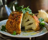 Blumenkohl in Öl gebacken
