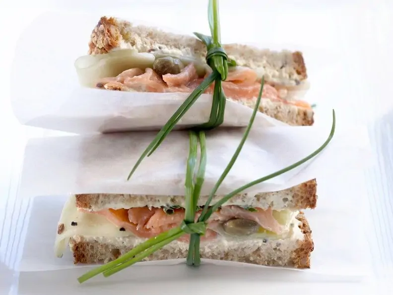 Forellen-Sandwich