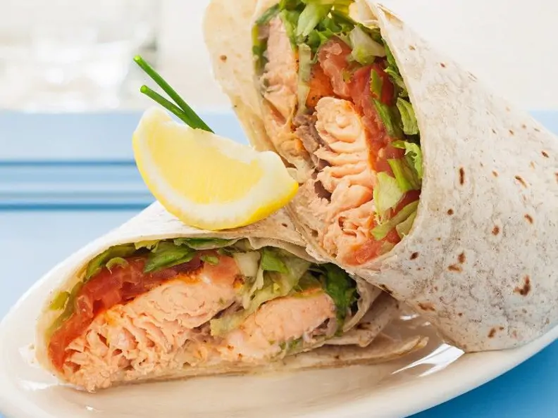 Wraps mit Lachs 