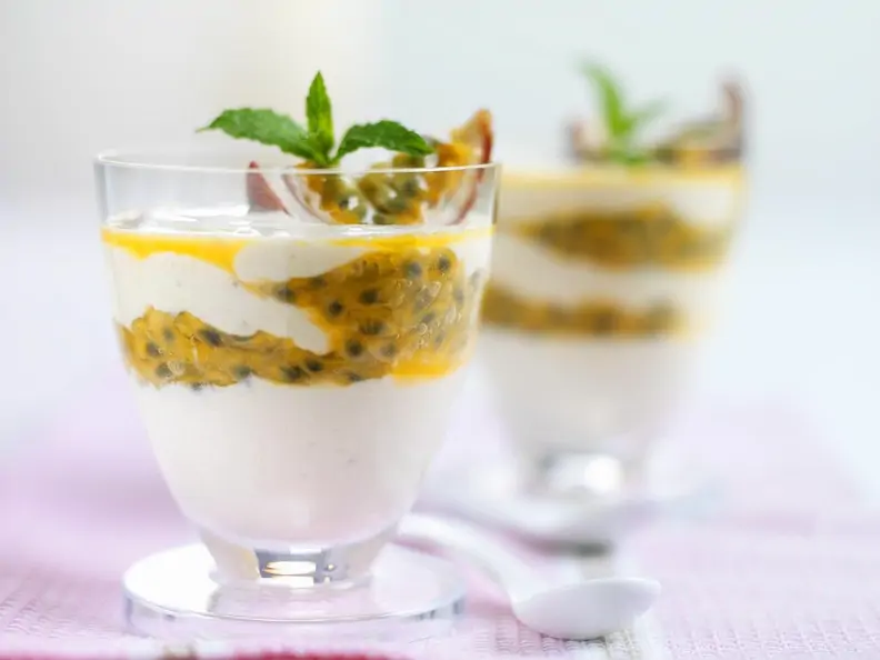 Bananen-Maracuja-Joghurt