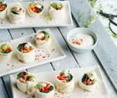 Vegane Wrap-Röllchen