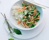 Kichererbsencurry mit Reis