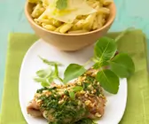 Lamm mit Erdnüssen und Pesto