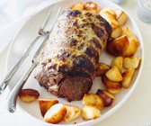 Rinderschmorbraten mit Senf