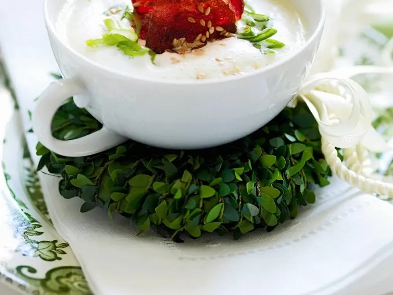 Vegane Topinamburcremesuppe