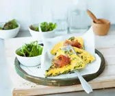 Frittata mit Zucchini und Schinken
