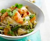 Asiatische Nudeln mit Garnelen