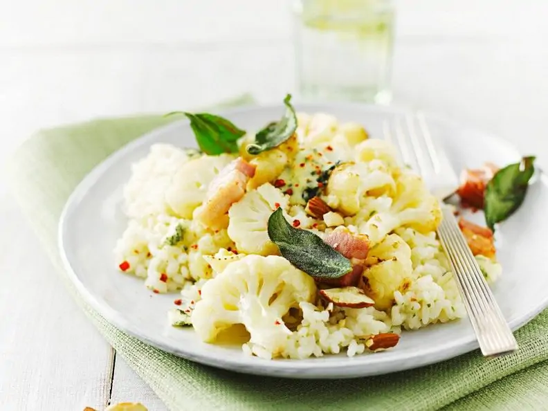 Risotto mit Blumenkohl