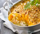 Kürbis-Fisch-Gratin