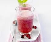 Traubensmoothie mit Cranberries