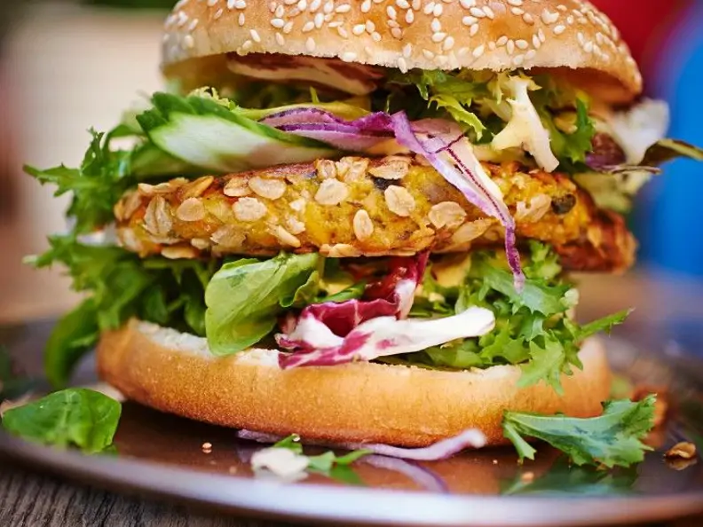 Vegetarischer Burger