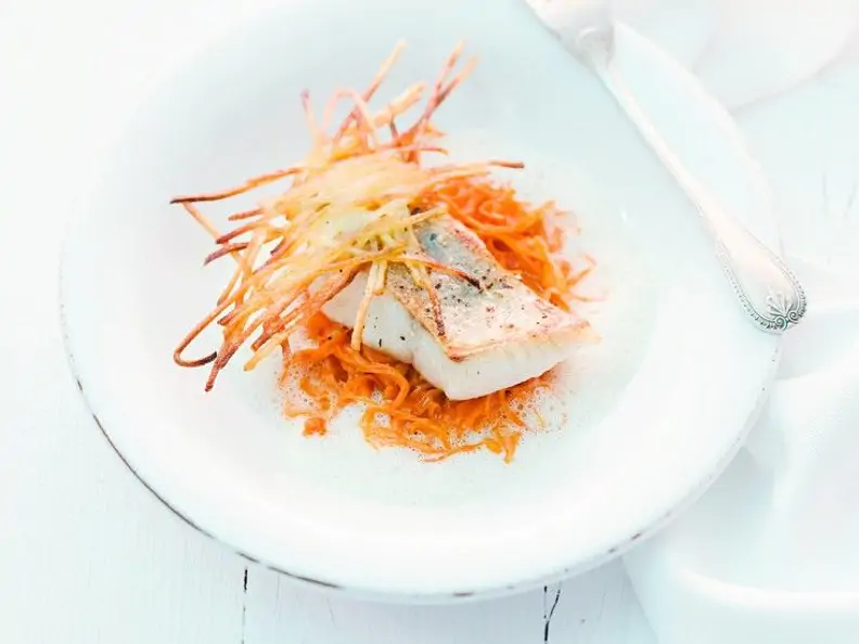 Zander mit Paprika-Sauerkraut