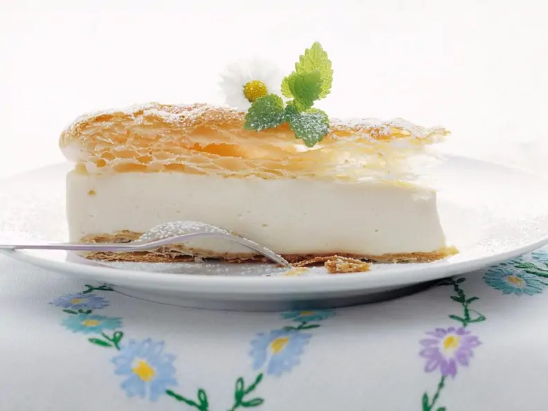 Blätterteig-Käsekuchen