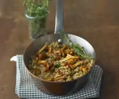 Graupenrisotto mit Pilzen