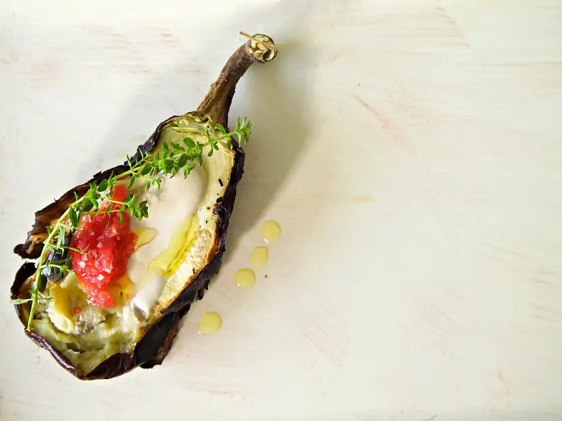 Aubergine vom Grill