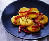 Polentaküchlein mit Paprika