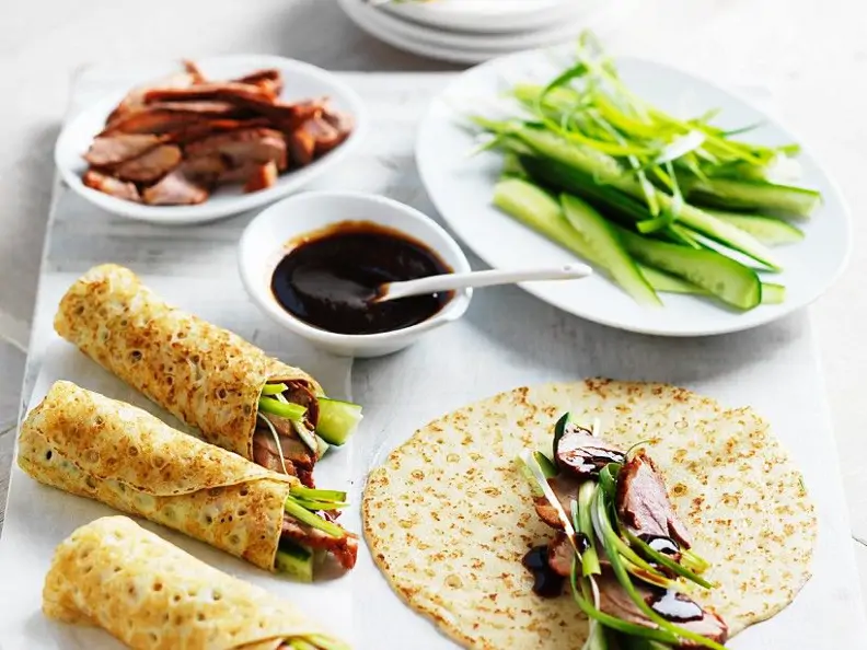 Pekingente mit Pfannkuchen