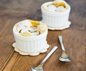 Süßes Polentagratin mit Bananen (vegan)