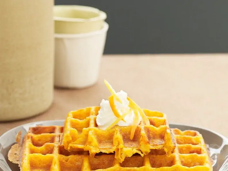 Möhren-Waffeln