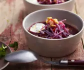Rotkohl-Linsensuppe