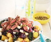 Kartoffelsalat mit Rindfleisch