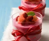 Mousse aus Erdbeeren