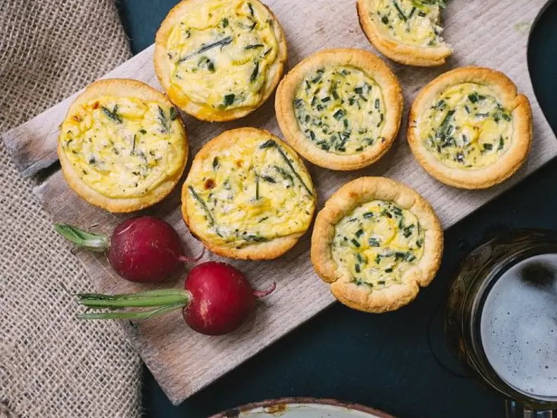 Wildspargel-Quiches