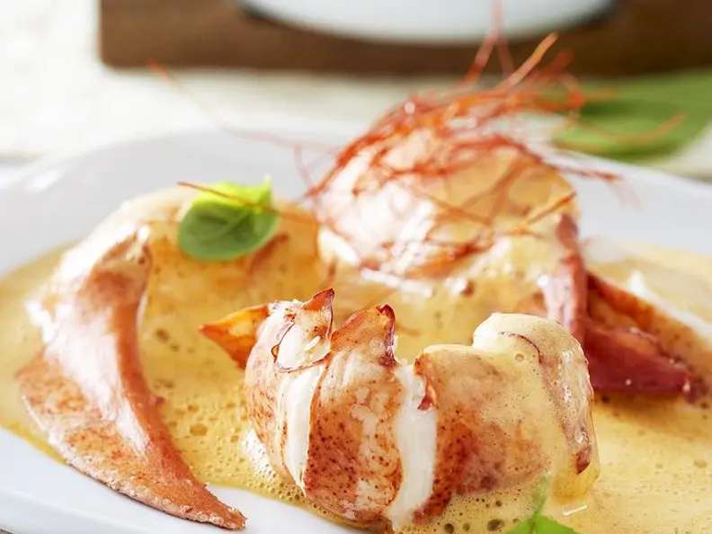 Hummer in cremiger Sauce