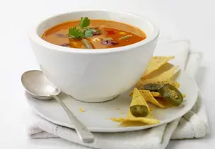 Mexikanische Bohnensuppe