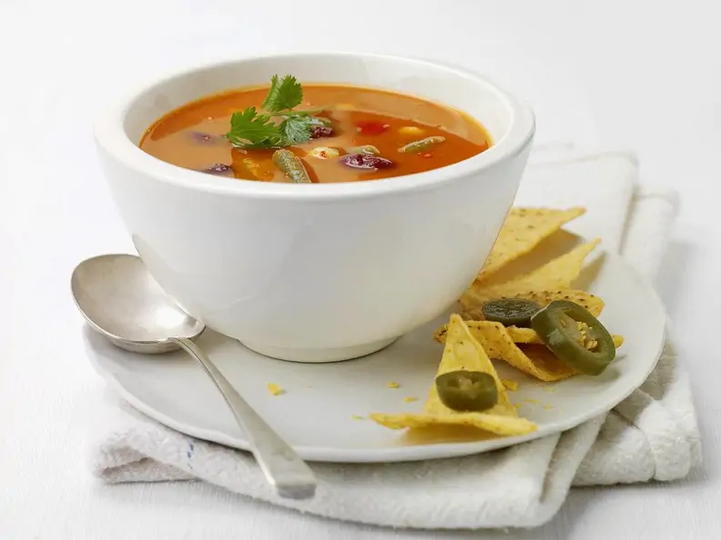 Mexikanische Bohnensuppe