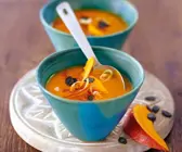 Cremige Kokos-Kürbis-Suppe