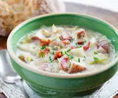 Weißkohl-Kartoffel-Suppe