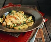 Orientalischer Kartoffeleintopf mit Fisch