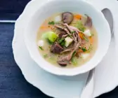 Gänsekleinsuppe mit Gemüse