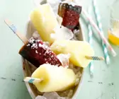 Birnen- und Beereneis