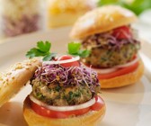 Kleine Kalbfleisch-Burger