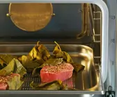 Gedämpfte Thunfischfilets mit Koriandersalz