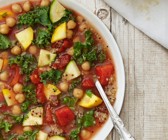 Kichererbsen-Quinoa-Gemüsesuppe