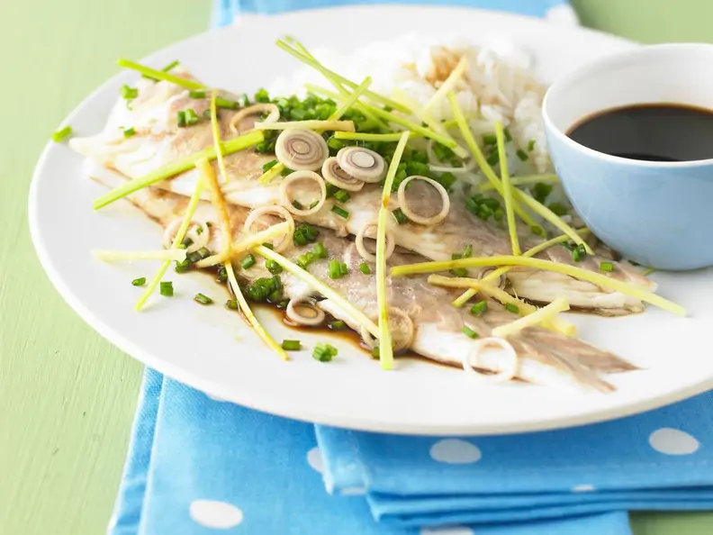 Fischfilet mit Ingwer und Zitronengras