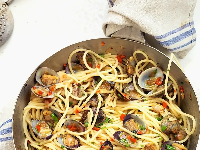Spaghetti mit Venusmuscheln