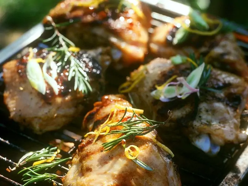 Kaninchen vom Grill
