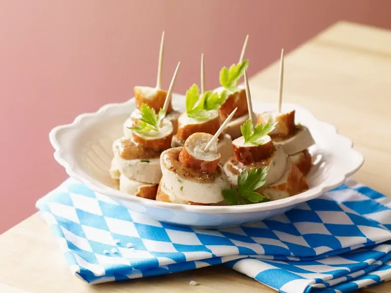Weißwurst-Häppchen