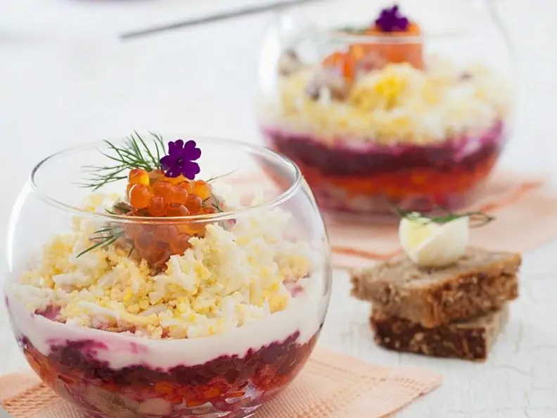 Rote Bete-Matjessalat