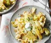 Fleckerl mit Spitzkohl