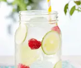 Himbeer-Limetten-Limonade